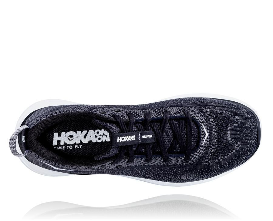 Tenis Hoka One One Feminino Pretas/Branco - Hupana Flow - 549-BYSJFM